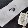 Gant Size M Color Niebieski Pasy Męski Sweter Długi rękaw Fabric Bawełna 100%