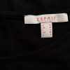 Esprit Size M Color Czarny Okrągły dekolt Sukienka Trapezowa Rękaw 3/4 Midi Fabric Wiskoza