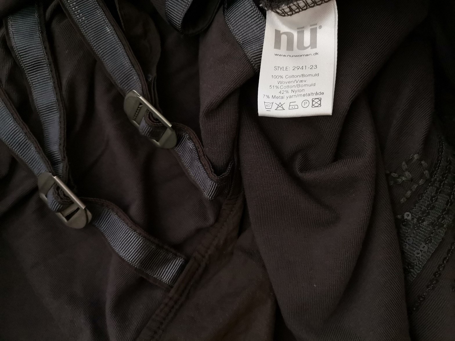 Nu by staff Size M Color Brązowy Kwadratowy dekolt Sukienka Maxi Bezrękawnik Długa Fabric Bawełna 100%