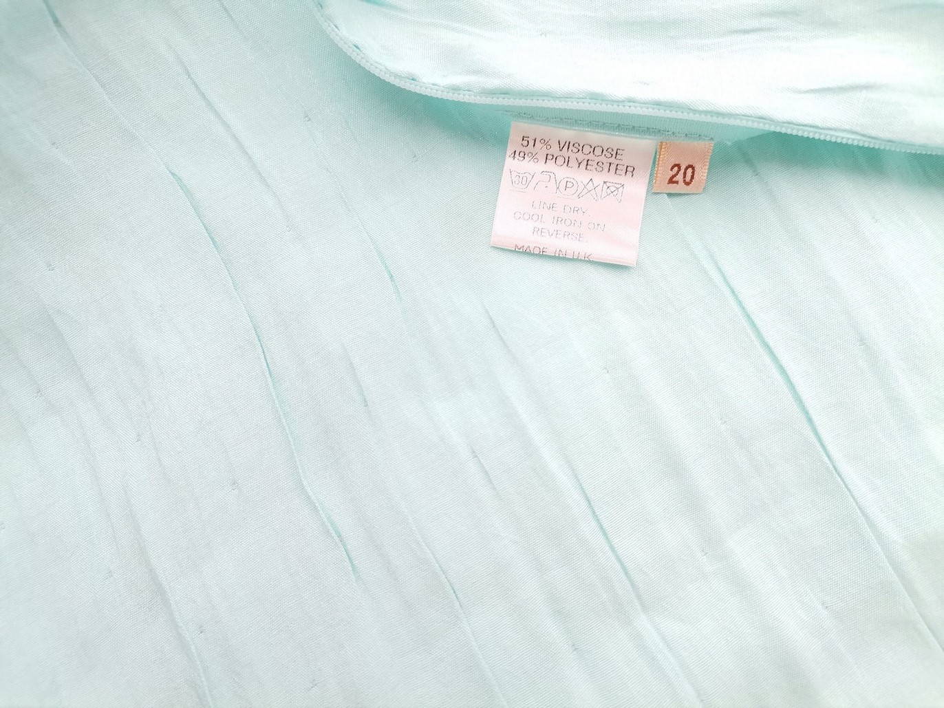 Elvi Size 20 (48) Color Niebieski Okrągły dekolt Sukienka Maxi Bezrękawnik Długa Fabric Wiskoza