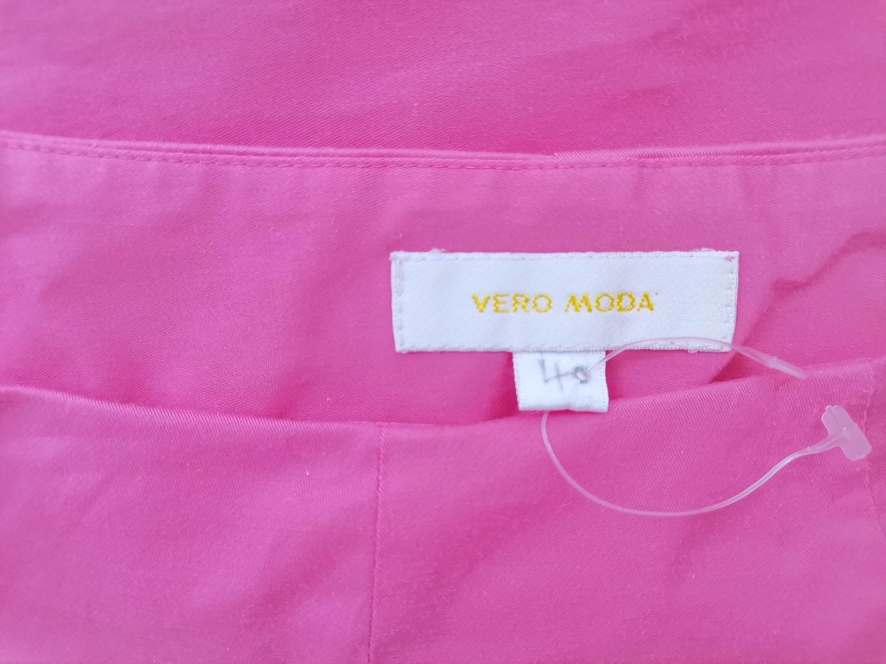 Vero moda Size 40 Color Różowy Spodnie Eleganckie