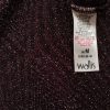 Wallis Size M Color Fioletowy Okrągły dekolt Sukienka Sweterkowa Rękaw 3/4 Do Kolan