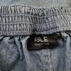 Isle Size 12 (40) Color Niebieski Spodnie Casual Fabric Bawełna 100%