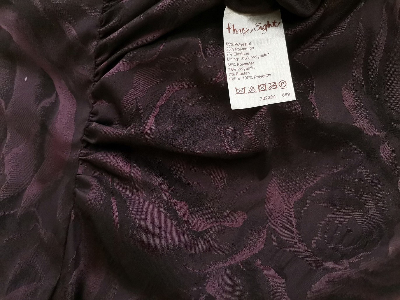 Phase eight Size 10 (38) Color Fioletowy Odkryte Ramiona Suknia Balowa Sukienka Wieczorowa Bezrękawnik Midi