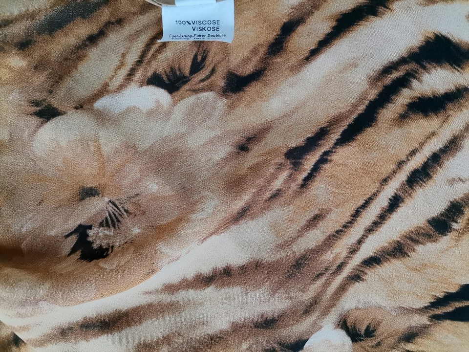 Kello Size 42 Color Brązowy Kwadratowy dekolt Sukienka Maxi Bezrękawnik Długa Fabric Wiskoza 100%