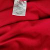 Kaffe Size XXL Color Czerwony W serek Sukienka Prosta Rękaw 3/4 Midi Fabric Wiskoza