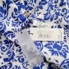 Closet Size 10 (38) Color Niebieski W łódkę Sukienka Elegancka Krótki rękaw Do Kolan Fabric Bawełna