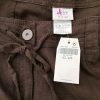 Next Size 10 (38) Color Brązowy Spodnie Casual Fabric Len