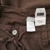 Next Size 10 (38) Color Brązowy Spodnie Casual Fabric Len