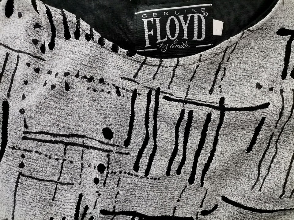 Floyd by Smith Size L Color Szary Okrągły dekolt Sukienka Maxi Bezrękawnik Długa