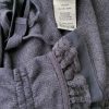 Cream Size M Color Niebieski High Neck Sweter Rękaw 3/4 Fabric Bawełna Cienka dzianina