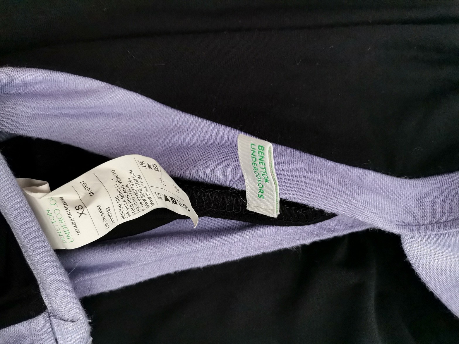 BENETTON. UNDERCOLORS Size XS Color Fioletowy Halter Sukienka Maxi Bezrękawnik Długa Fabric Wiskoza