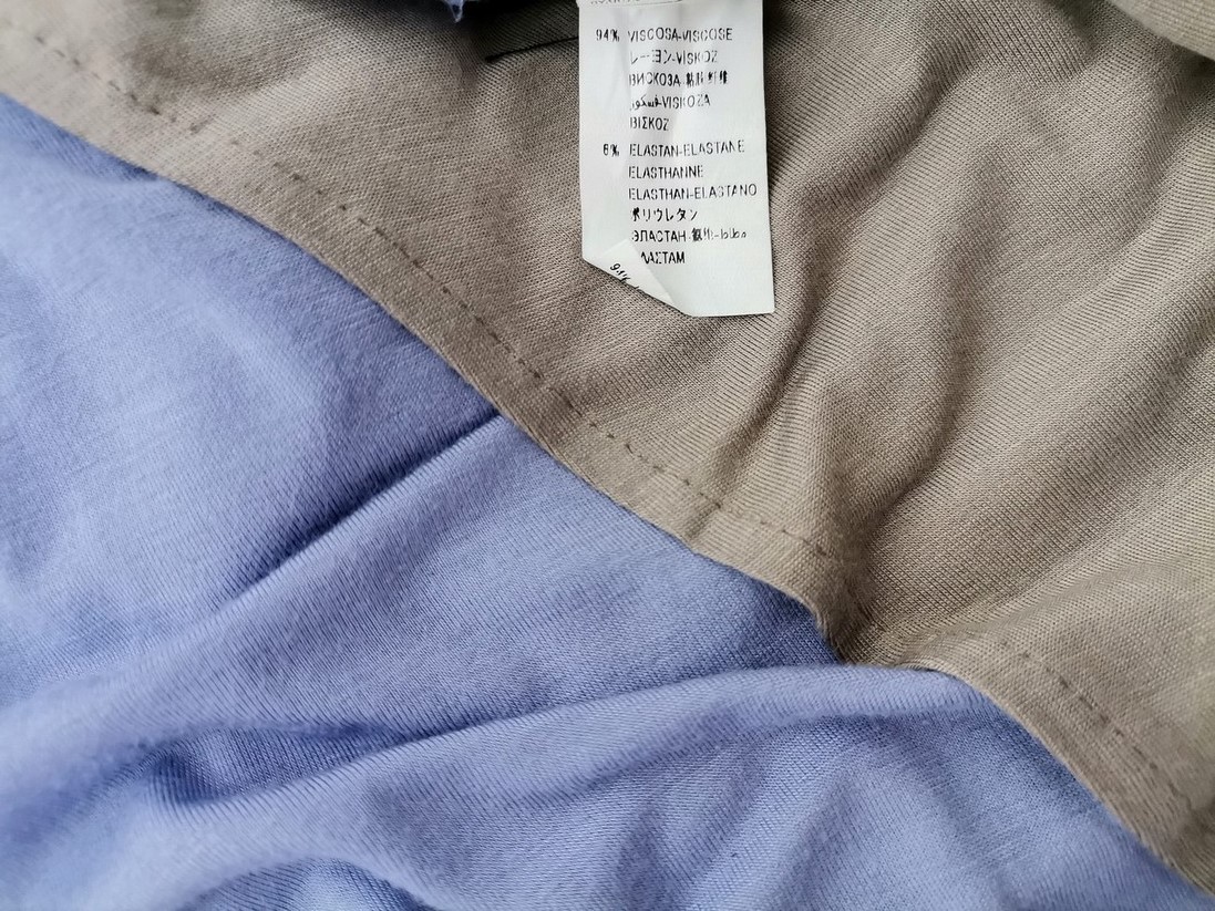 BENETTON. UNDERCOLORS Size XS Color Fioletowy Halter Sukienka Maxi Bezrękawnik Długa Fabric Wiskoza