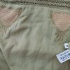 Hunkydory Size M Color Khaki W serek Tunika Bluzka Krótki rękaw Fabric Bawełna 100%