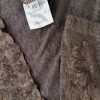 Marquant Size 40 Color Brązowy Okrągły dekolt Tunika Bluzka Długi rękaw Fabric Akryl