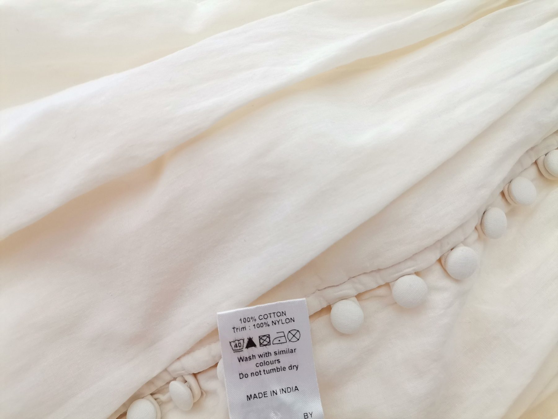 ASOS Size 8 (36) Color Kremowy Kwadratowy dekolt Sukienka Mini Bezrękawnik Krótka Fabric Bawełna 100%