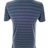 Fred Perry Size S Color Niebieski Pasy Męski T-Shirt Krótki rękaw Fabric Bawełna 100%