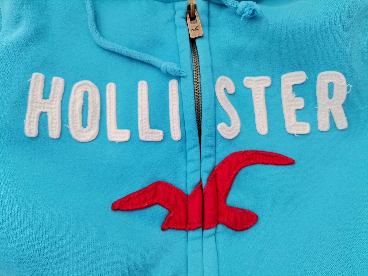 Hollister Size L Color Niebieski Bluza Męska Długi rękaw