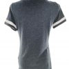 Hollister Size M Color Granatowy W serek T-Shirt Krótki rękaw Fabric Bawełna