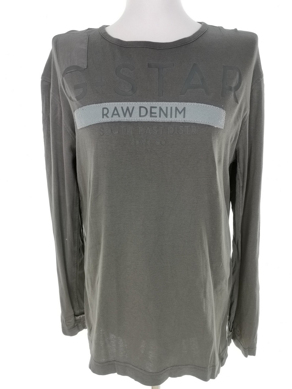 G-Star Raw Size XXL Color Szary Męski Sweter Długi rękaw Fabric Bawełna 100%