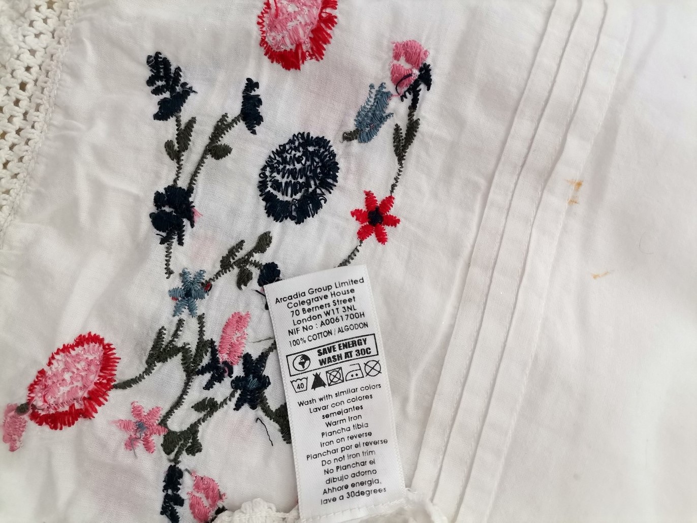 Evans Size 26 (54) Color Kremowy Dekolt U Tunika Popover Bluzka Krótki rękaw Fabric Bawełna 100%